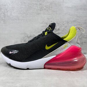 Nike Air Max 270 Running Shoes - Women's Size 10 - Black Pink